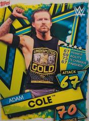 Adam Cole #1 Wrestling Cards 2021 Topps Slam Attax WWE Prices