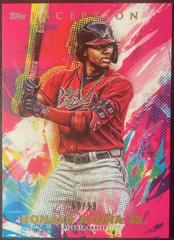 Ronald Acuna Jr. [Magenta] #1 Baseball Cards 2020 Topps Inception Prices