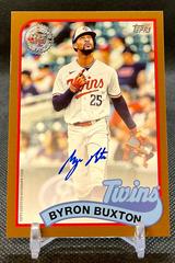 Byron Buxton [Gold] #89BA-BBX Baseball Cards 2024 Topps 1989 Autograph Prices