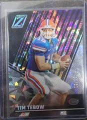 Tim Tebow [Cracked Ice] #14 Football Cards 2023 Panini Chronicles Draft Picks Zenith Prices
