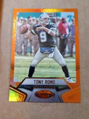 Tony Romo [Mirror Orange] #2 Football Cards 2016 Panini Certified Prices
