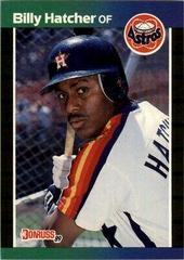 Billy Hatcher #187 Baseball Cards 1989 Donruss Prices