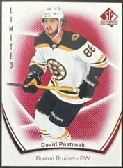 David Pastrnak [Limited Red] #10 Hockey Cards 2021 SP Authentic Prices