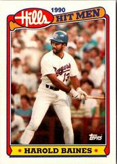 Harold Baines Baseball Cards 1990 Topps Hills Hit Men Prices