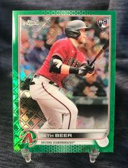 Seth Beer [Green] #93 Baseball Cards 2022 Topps Chrome Logofractor Prices