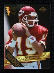 Joe Montana [1000 Stripe] #67 Football Cards 1993 Wild Card Prices