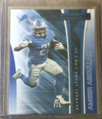 Ameer Abdullah [Black and Blue] Football Cards 2017 Panini Rookies & Stars Prices