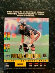 Donnell Woolford Football Cards 1995 Panini Donruss Red Zone Prices