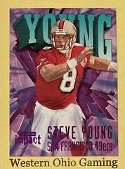 Steve Young [Rave] #25 Football Cards 1997 Skybox Impact Prices