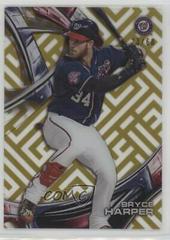 Bryce Harper [Gold Rainbow] #HT-BH Baseball Cards 2016 Topps High Tek Prices