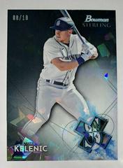 Jarred Kelenic [Black Atomic Refractor] #BSP-41 Baseball Cards 2021 Bowman Sterling Prices