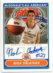 Nick Calathes #NC Basketball Cards 2007 Topps McDonald's All American Prices