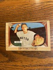 Sammy White #47 Baseball Cards 1955 Bowman Prices