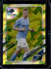 Kevin De Bruyne [Yellow] #18 Soccer Cards 2020 Topps Chrome UEFA Champions League Sapphire Prices