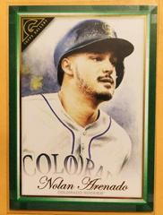 Nolan Arenado [Green] Baseball Cards 2019 Topps Gallery Prices