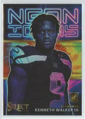 Kenneth Walker III [Tie Dye] #NI-17 Football Cards 2022 Panini Select Neon Icons Prices