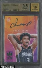 Chuma Okeke [Jade] #FP-CHU Basketball Cards 2019 Panini Court Kings Fresh Paint Autographs Prices