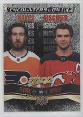 Kevin Hayes, Nico Hischier [Gold] Hockey Cards 2022 Upper Deck MVP Encounters on Ice Prices