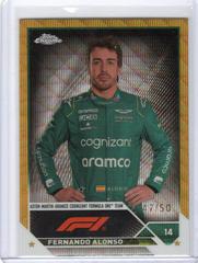 Fernando Alonso [Wave Gold Refractor] #106 Racing Cards 2023 Topps Chrome Formula 1 Prices