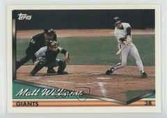 Matt Williams #550 Baseball Cards 1994 Topps Prices