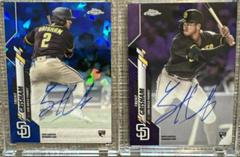 Trent Grisham [Purple Refractor] Baseball Cards 2020 Topps Chrome Sapphire Rookie Autograph Prices