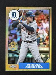 Miguel Cabrera #87BC-3 Baseball Cards 2022 Topps Chrome 1987 Prices