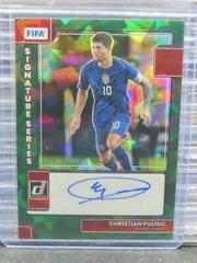 Christian Pulisic [Green Ice] #SS-CP Soccer Cards 2022 Panini Donruss Signature Series Prices