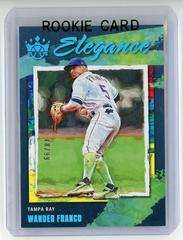 Wander Franco [Blue] #E-6 Baseball Cards 2022 Panini Diamond Kings Elegance Prices