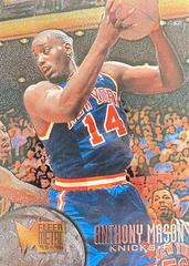 Anthony Mason #72 Basketball Cards 1995 Metal Prices