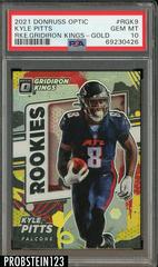 Kyle Pitts [Gold] #RGK-9 Football Cards 2021 Panini Donruss Optic Rookie Gridiron Kings Prices