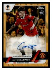 Alejandro Garnacho [Gold Lava] #CA-AG Soccer Cards 2022 Topps Chrome UEFA Club Competitions Autographs Prices