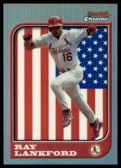 Ray Lankford [Refractor] #28 Baseball Cards 1997 Bowman Chrome International Prices