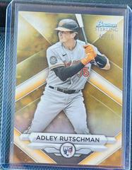 Adley Rutschman [Gold] #BSR-50 Baseball Cards 2023 Bowman Sterling Prices