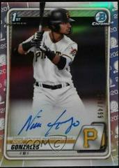 Nick Gonzales [Refractor] #CDA-NGO Baseball Cards 2020 Bowman Draft Picks Chrome Autographs Prices