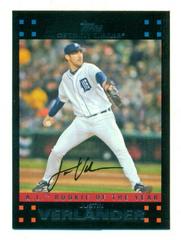 Justin Verlander Baseball Cards 2007 Topps Prices