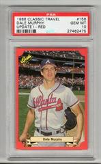 Dale Murphy [Red] Baseball Cards 1988 Classic Travel Update I Prices