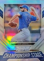 Jake Arrieta [Prism] Baseball Cards 2021 Panini Prizm Championship Stage Prices