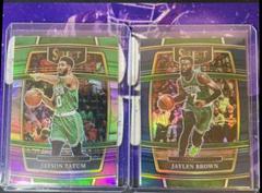 Jayson Tatum [Green White Purple Prizm] #206 Basketball Cards 2021 Panini Select Prices