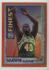 Shawn Kemp [Orange Border Refractor Test Issue] Basketball Cards 1995 Finest Mystery Prices