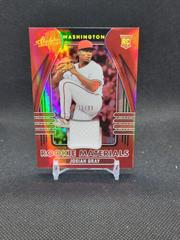 Josiah Gray [Spectrum Red] #ARM-JG Baseball Cards 2022 Panini Absolute Rookie Materials Prices