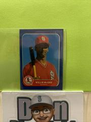 Willie McGee #9 Baseball Cards 1986 Fleer Mini Prices