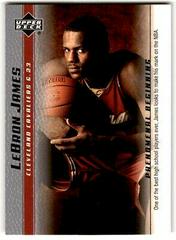 LeBron James [2007 Cleveland National] #10 Basketball Cards 2003 Upper Deck Phenomenal Beginning Prices