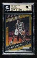 Andrew Wiggins [Gold Prizm] #9 Basketball Cards 2016 Panini Prizm First Step Prices