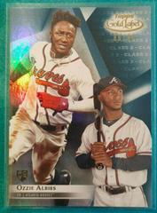 Ozzie Albies [Class 2 Blue] Baseball Cards 2018 Topps Gold Label Prices