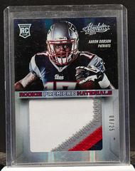 Aaron Dobson [Rookie Premiere Materials Jumbo Prime] #201 Football Cards 2013 Panini Absolute Prices