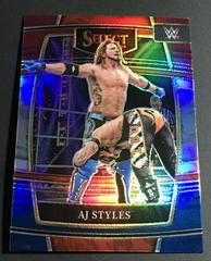 AJ Styles [Red & Blue Prizm] #13 Wrestling Cards 2022 Panini Select WWE Prices