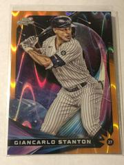 Giancarlo Stanton [Orange Galactic] #SG-13 Baseball Cards 2022 Topps Cosmic Chrome Star Gaze Prices