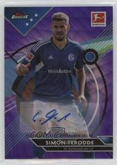 Simon Terodde [Purple Wave] #BCA-ST Soccer Cards 2022 Topps Finest Bundesliga Autographs Prices
