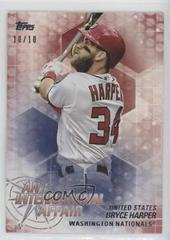 Bryce Harper [Red] #IA-40 Baseball Cards 2018 Topps Update an International Affair Prices