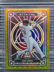 Jose Abreu [Gold] #MTH-3 Baseball Cards 2022 Panini Donruss Optic Mythical Prices